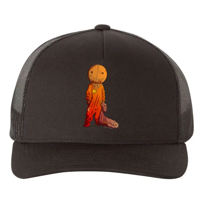 Sam Treat Or Trick Halloween Yupoong Adult 5-Panel Trucker Hat