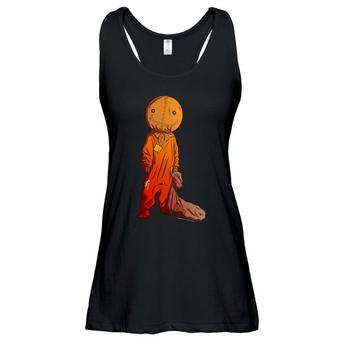 Sam Treat Or Trick Halloween Ladies Essential Flowy Tank