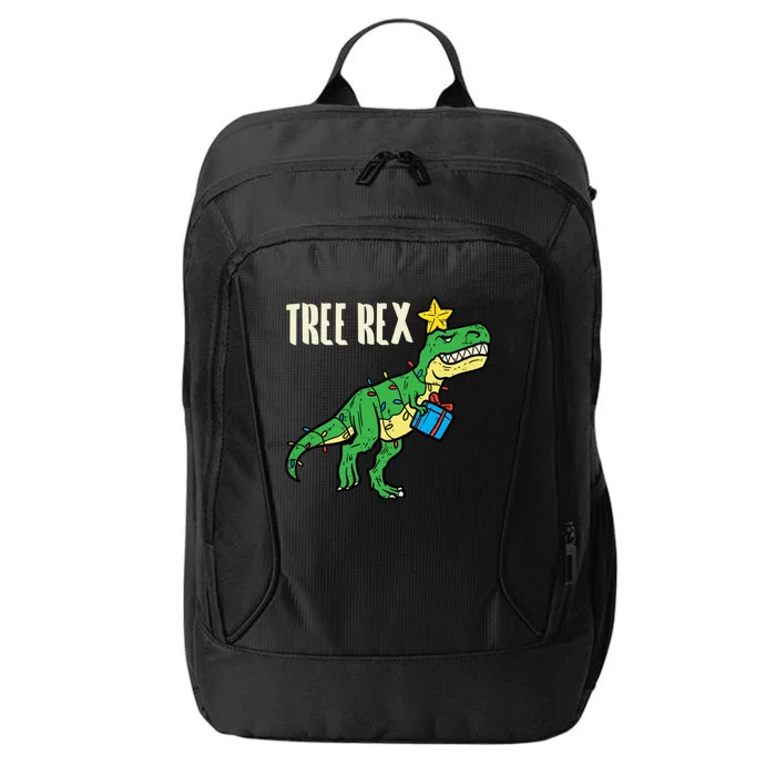 Tree Rex Trex Dino Funny Xmas Toddler Boys Christmas Cool Gift City Backpack