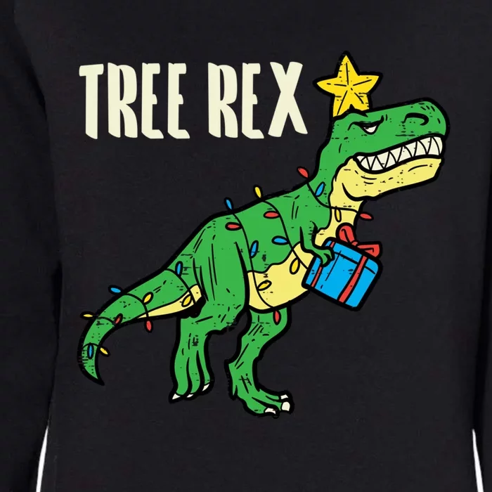 Tree Rex Trex Dino Funny Xmas Toddler Boys Christmas Cool Gift Womens California Wash Sweatshirt