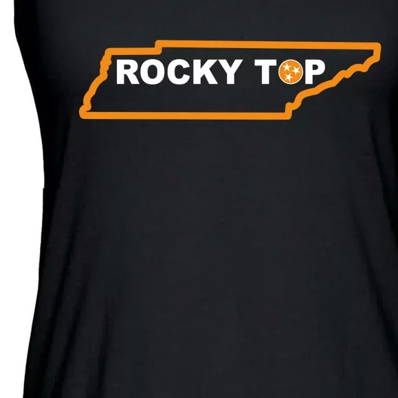 Tennessee Rocky Top TN Rocky Top Volunteer State Vintage Ladies Essential Flowy Tank