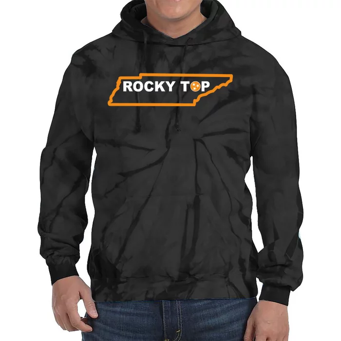 Tennessee Rocky Top TN Rocky Top Volunteer State Vintage Tie Dye Hoodie