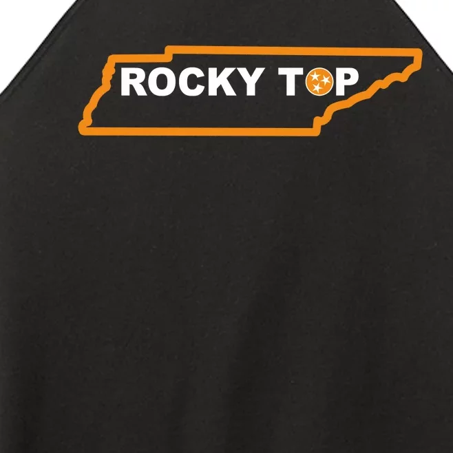 Tennessee Rocky Top TN Rocky Top Volunteer State Vintage Women’s Perfect Tri Rocker Tank