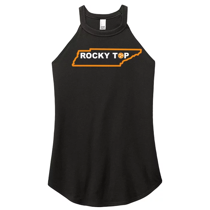 Tennessee Rocky Top TN Rocky Top Volunteer State Vintage Women’s Perfect Tri Rocker Tank