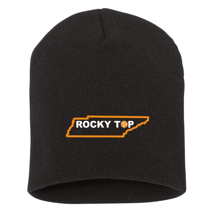 Tennessee Rocky Top TN Rocky Top Volunteer State Vintage Short Acrylic Beanie