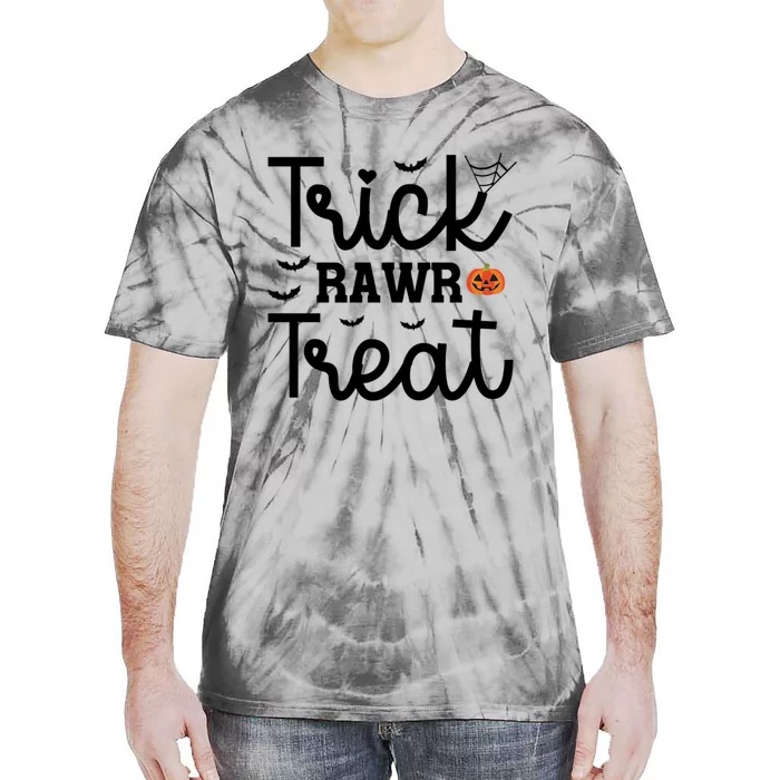 Trick Rawr Treat Halloween Great Gift Tie-Dye T-Shirt