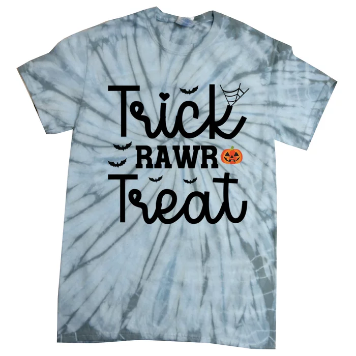 Trick Rawr Treat Halloween Great Gift Tie-Dye T-Shirt