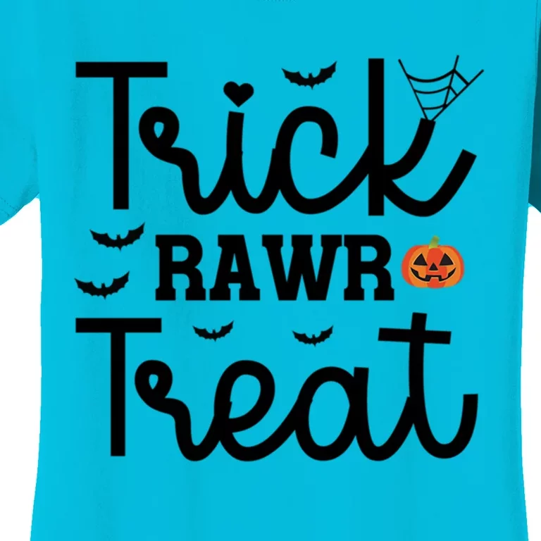 Trick Rawr Treat Halloween Great Gift Women's T-Shirt