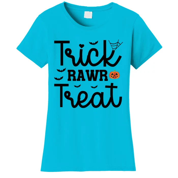 Trick Rawr Treat Halloween Great Gift Women's T-Shirt