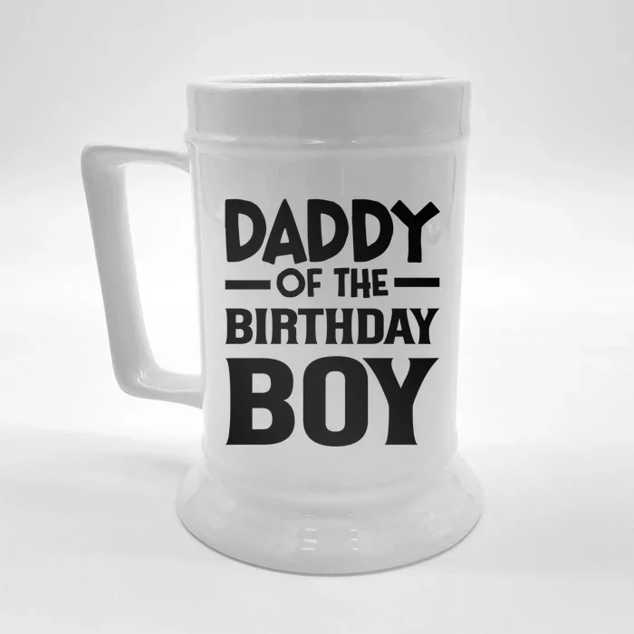 Tyrannosaurus Rex T Rex Dad Dinosaur Daddy Of Birthday Cool Gift Front & Back Beer Stein