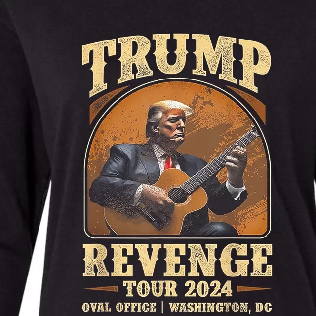 Trump Revenge Tourr 2024 Womens Cotton Relaxed Long Sleeve T-Shirt