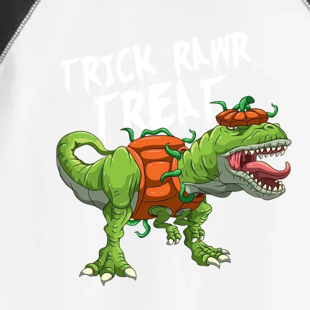 Trick Rawr Treat Pumpkin TRex Halloween Dinosaur Gift Toddler Fine Jersey T-Shirt