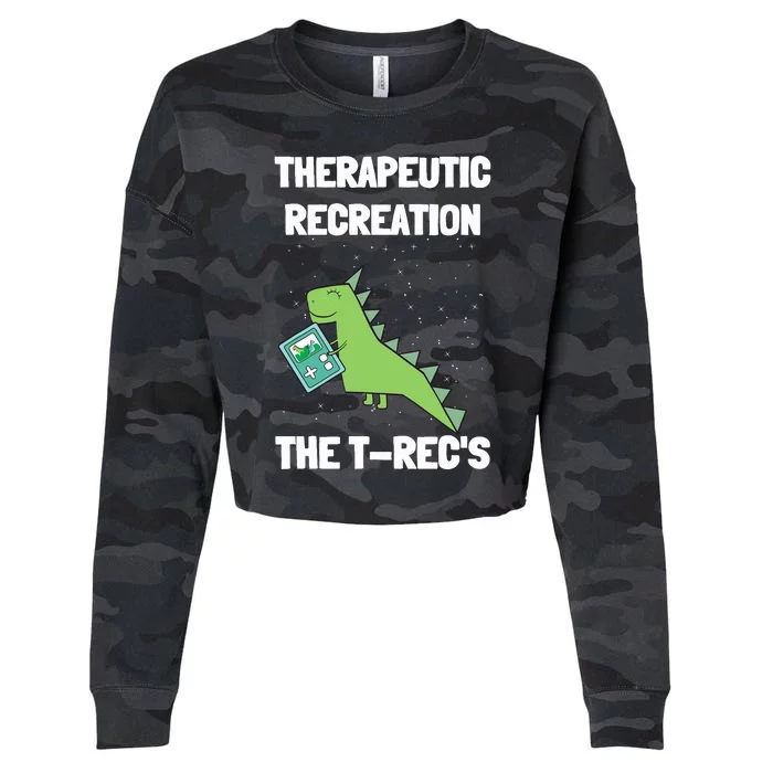 TrecS Recreational Therapy Therapist Rt Month Cropped Pullover Crew