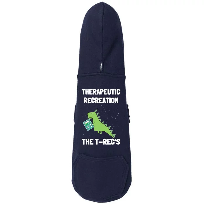 TrecS Recreational Therapy Therapist Rt Month Doggie 3-End Fleece Hoodie