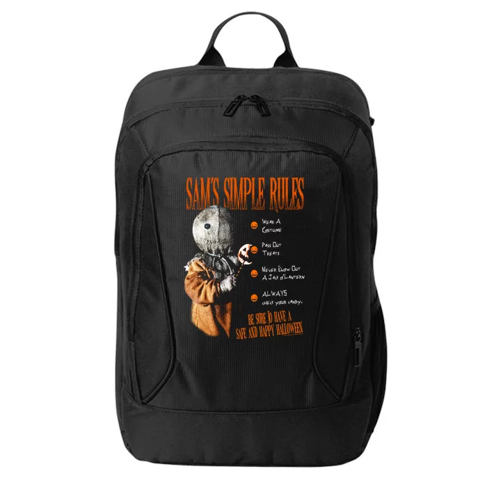 Trick R Treat SamS Simple Rules Gift City Backpack