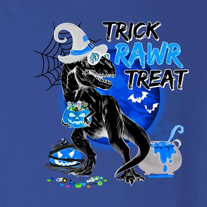 Trick Rawr Treat Scary Witch Dinosaur Pumpkin Cute Halloween Gift Toddler Long Sleeve Shirt