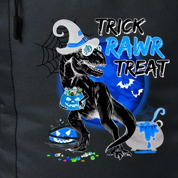 Trick Rawr Treat Scary Witch Dinosaur Pumpkin Cute Halloween Gift Daily Commute Backpack