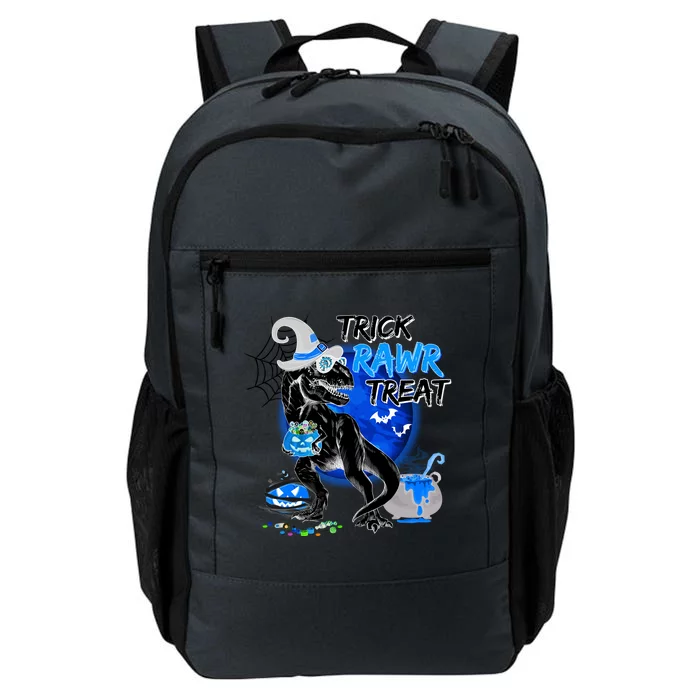 Trick Rawr Treat Scary Witch Dinosaur Pumpkin Cute Halloween Gift Daily Commute Backpack