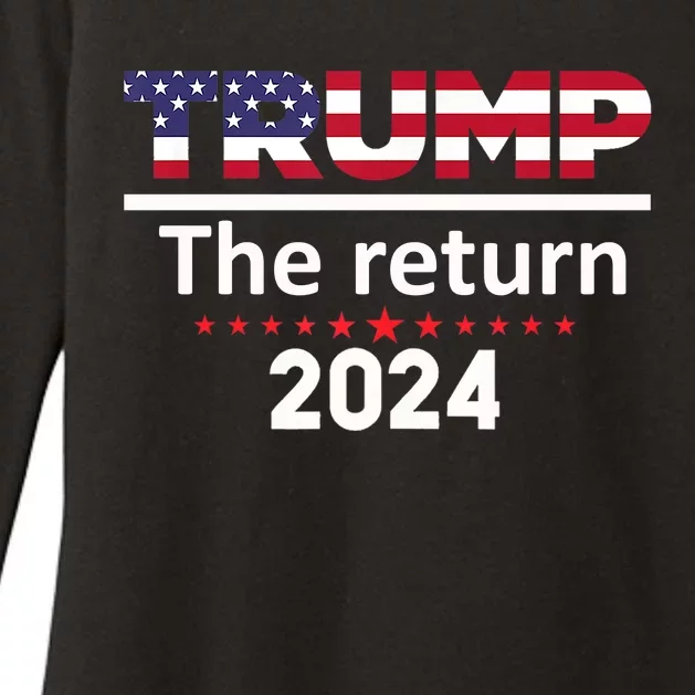 The Return | Trump 2024 Womens CVC Long Sleeve Shirt