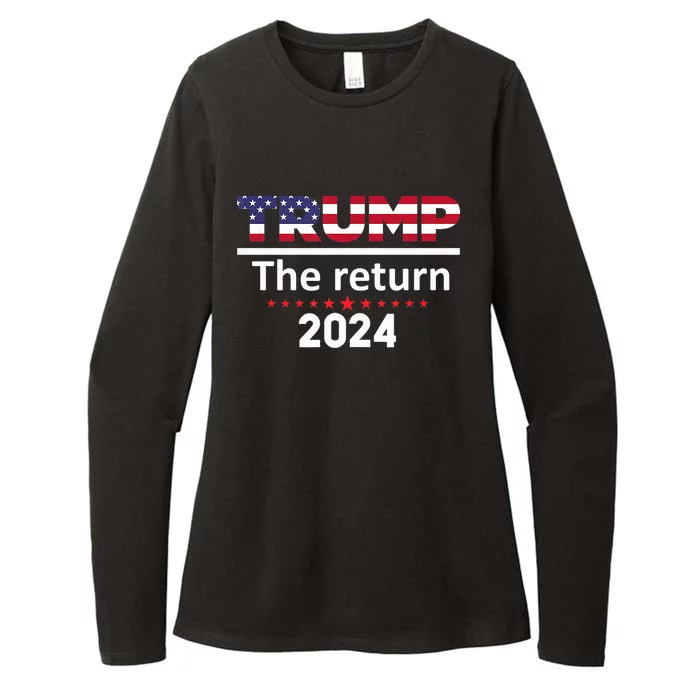 The Return | Trump 2024 Womens CVC Long Sleeve Shirt