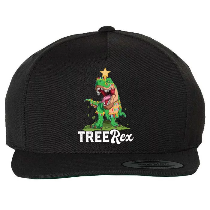 Tree Rex Tree Rex Funny Gift Wool Snapback Cap