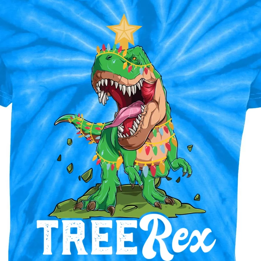 Tree Rex Tree Rex Funny Gift Kids Tie-Dye T-Shirt