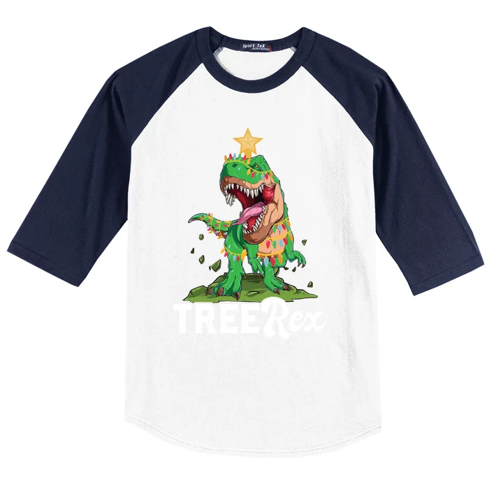 Tree Rex Tree Rex Funny Gift Baseball Sleeve Shirt