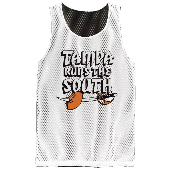 Tampa Runs The South Mesh Reversible Basketball Jersey Tank