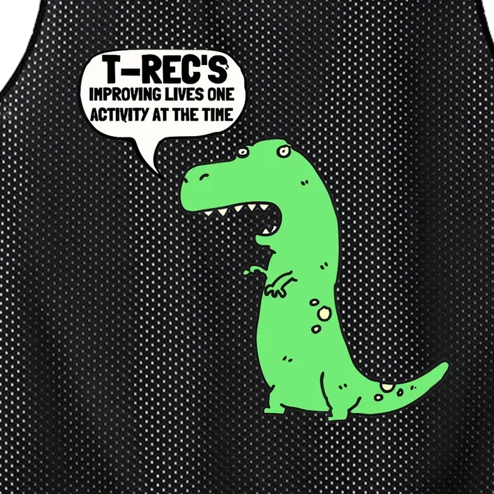 T-Rec's - Recreational Therapy Therapist RT Month Mesh Reversible Basketball Jersey Tank