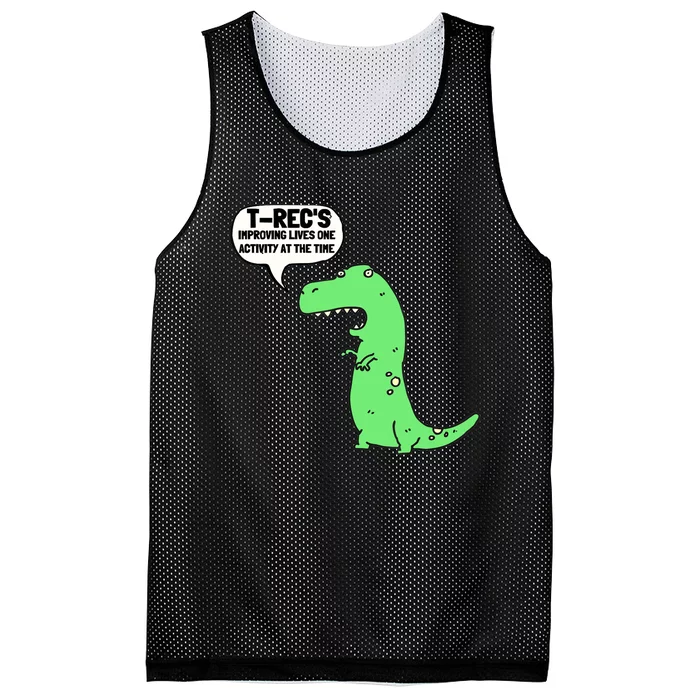 T-Rec's - Recreational Therapy Therapist RT Month Mesh Reversible Basketball Jersey Tank