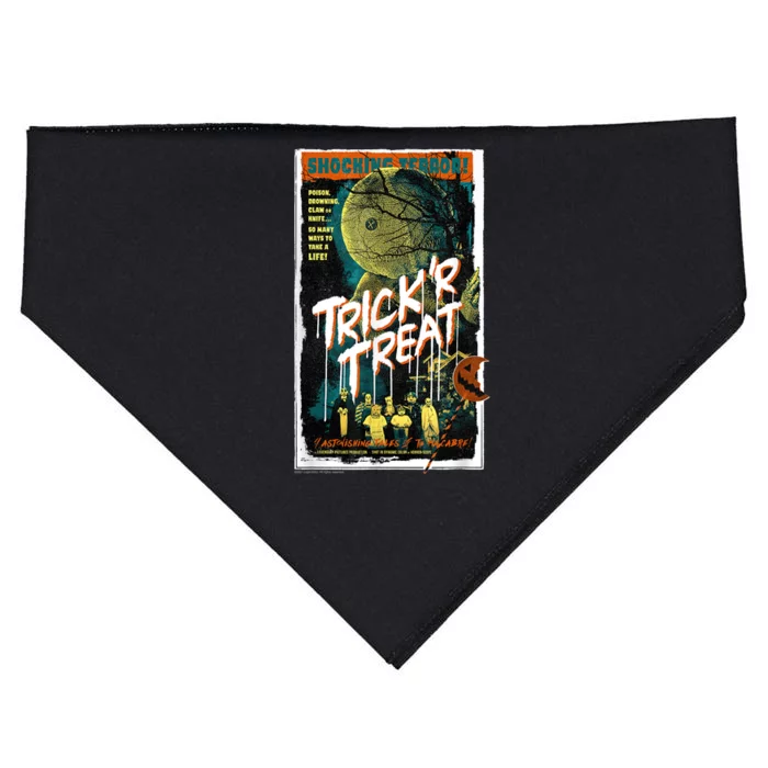 Trick ‘R Treat – Tales Of The Macabre Retro Poster USA-Made Doggie Bandana