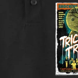 Trick ‘R Treat – Tales Of The Macabre Retro Poster Dry Zone Grid Performance Polo