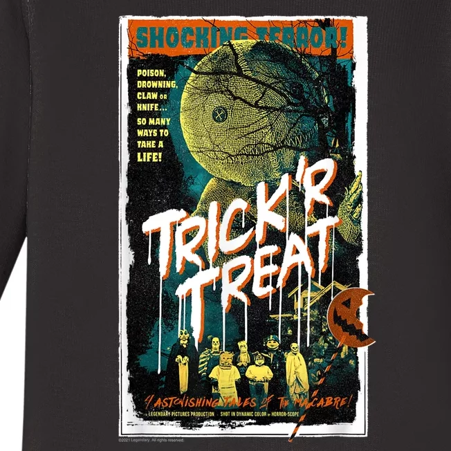 Trick ‘R Treat – Tales Of The Macabre Retro Poster Baby Long Sleeve Bodysuit