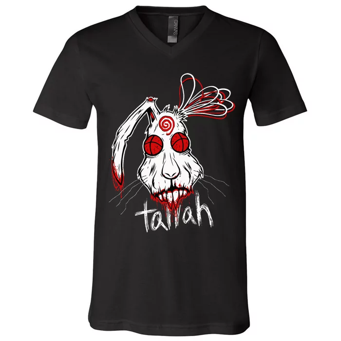 Tallah Rabbit V-Neck T-Shirt