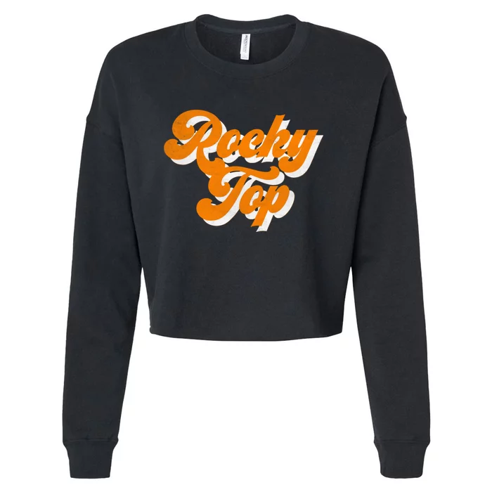 Tennessee Rocky Top TN Football Baseball Sport Fans Cropped Pullover Crew