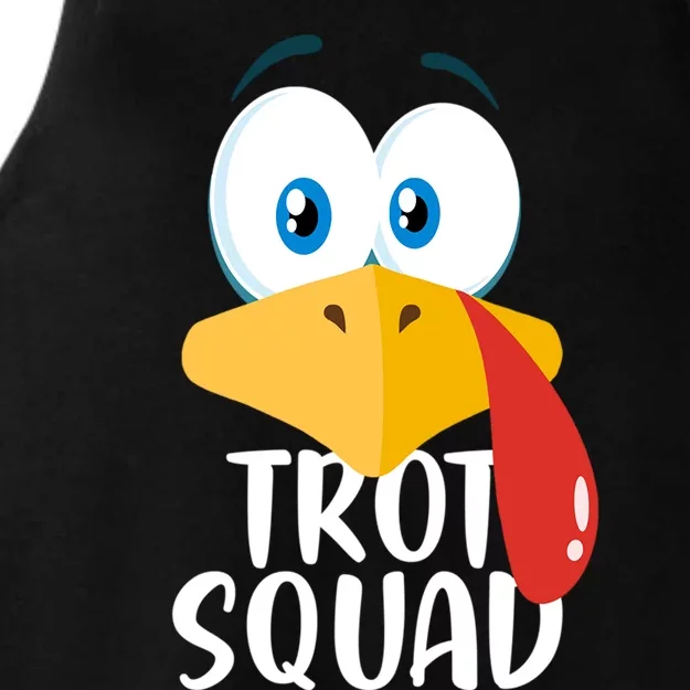 Thanksgiving Running Turkey Trot Squad Gift Ladies Tri-Blend Wicking Tank