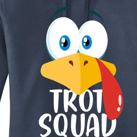 Thanksgiving Running Turkey Trot Squad Gift Women's Pullover Hoodie