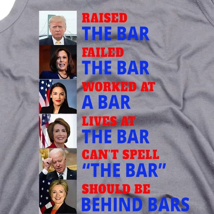 Trump Raised The Bar Harris Failed The Bar Tank Top