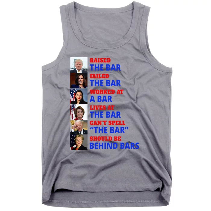 Trump Raised The Bar Harris Failed The Bar Tank Top