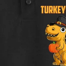 Turkeysaurus Rex Turkey Dino Thanksgiving Dry Zone Grid Performance Polo