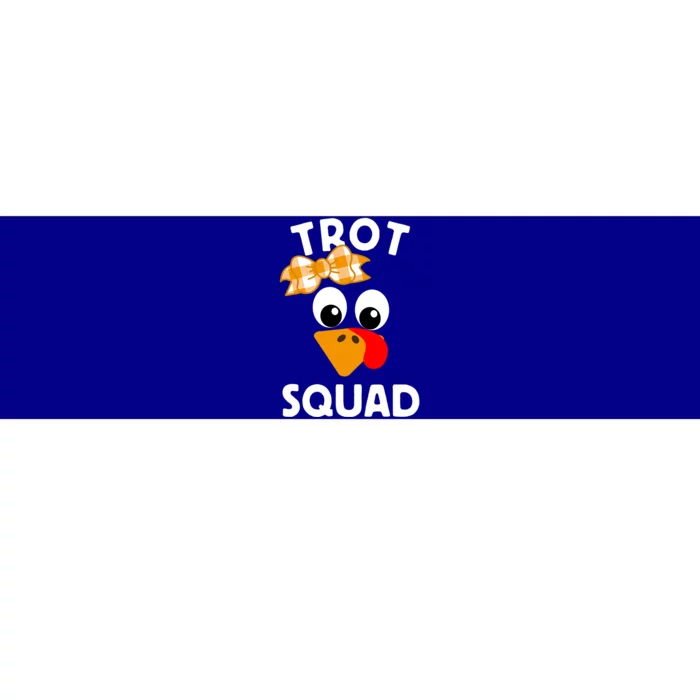 Thanksgiving Running Turkey Trot Squad Gift Bumper Sticker