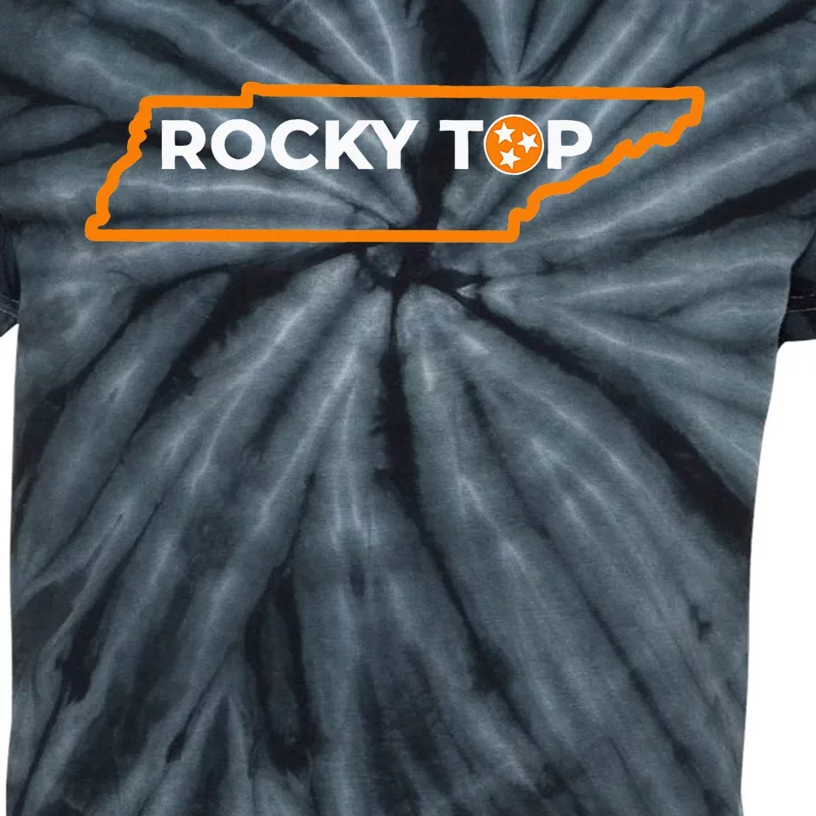 Tennessee Rocky Top Tn Rocky Top Volunteer State Kids Tie-Dye T-Shirt