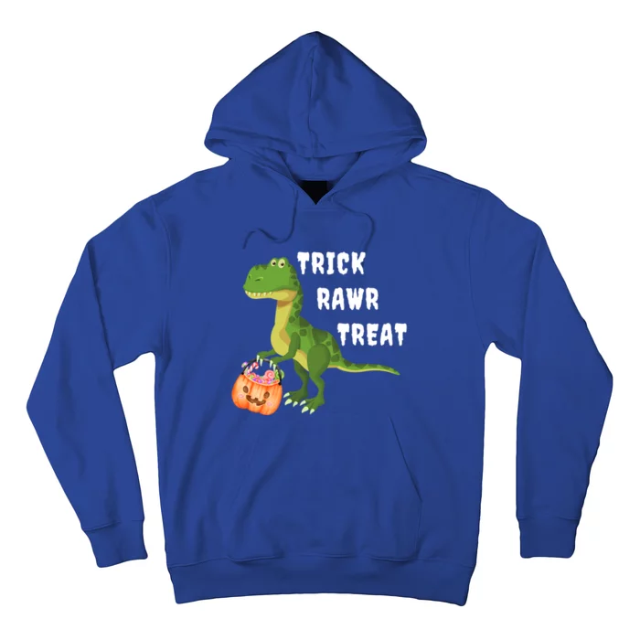 Trick Rawr Treat Cute T Rex Tyrannosaurus Dinosaur Halloween Cool Gift Hoodie