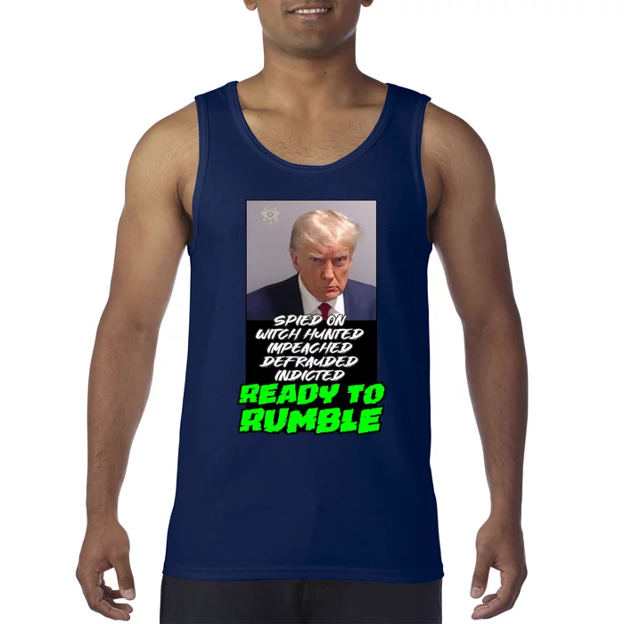 Trump Ready To Rumble Tank Top