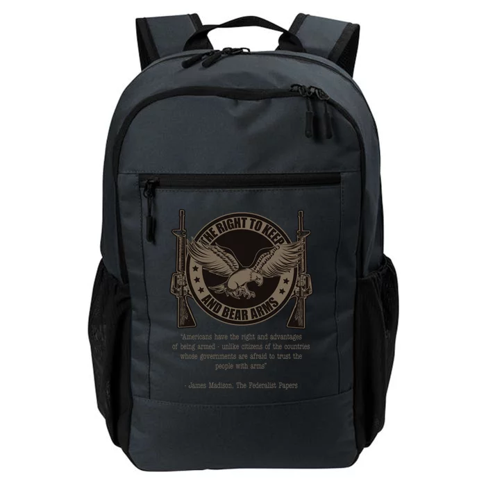 The Right To Keep And Bear Arms Constitutional Gift Daily Commute Backpack