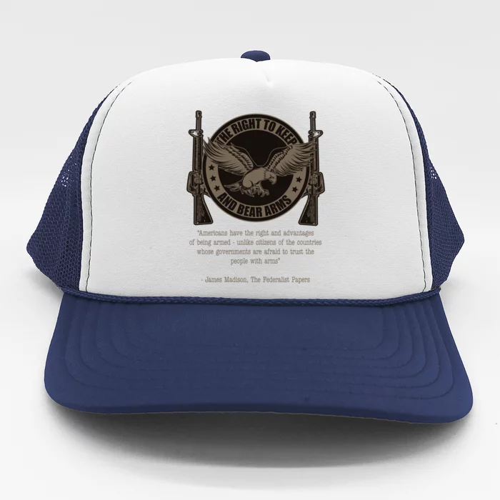 The Right To Keep And Bear Arms Constitutional Gift Trucker Hat