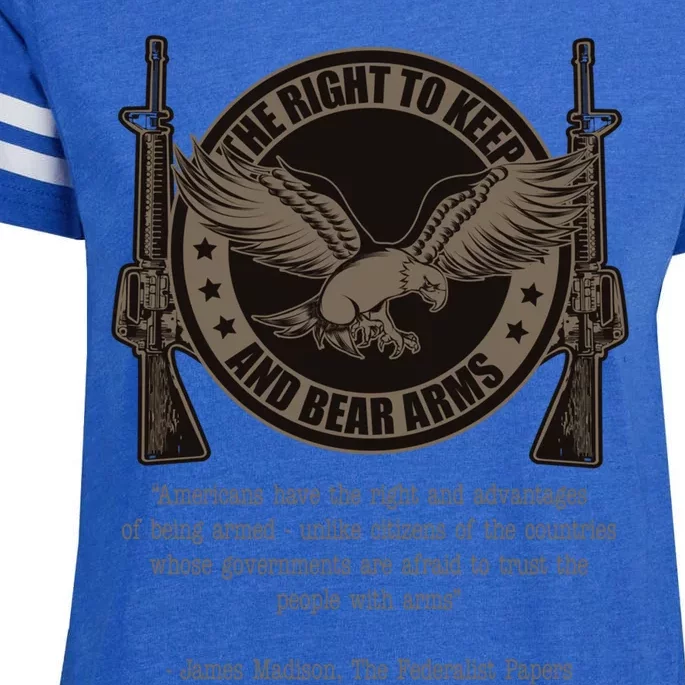 The Right To Keep And Bear Arms Constitutional Gift Enza Ladies Jersey Football T-Shirt