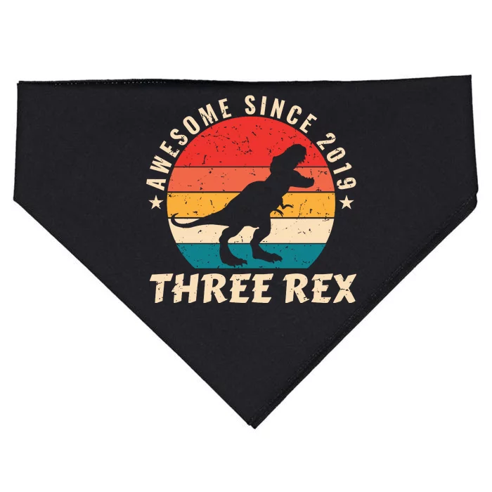 THREE REX USA-Made Doggie Bandana