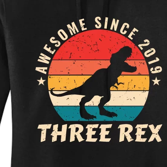 THREE REX Women's Pullover Hoodie