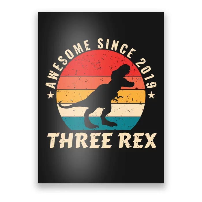 THREE REX Poster